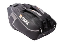 Torba na rakiety tenisowe Pacific X Tour XL (torba na rakiety, 2 główne komory, 1 komora termiczna) 2025 czarna/chrom 6 sztuk